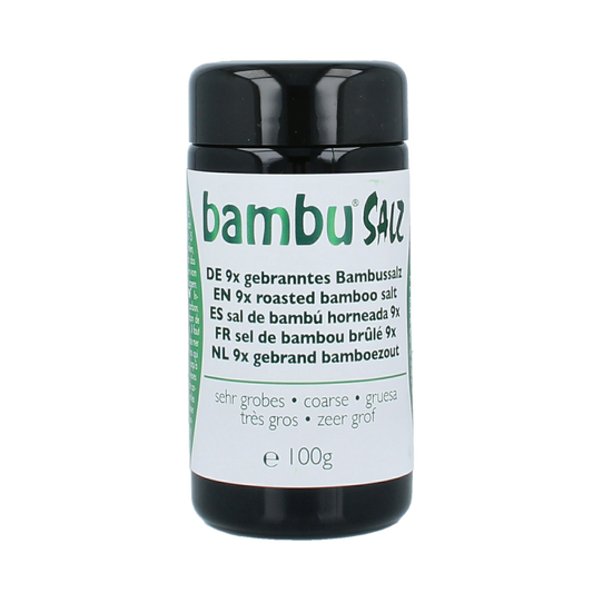 Bambu Salz Bamboezout zeer grof 9x gebrand 100.00 Gram