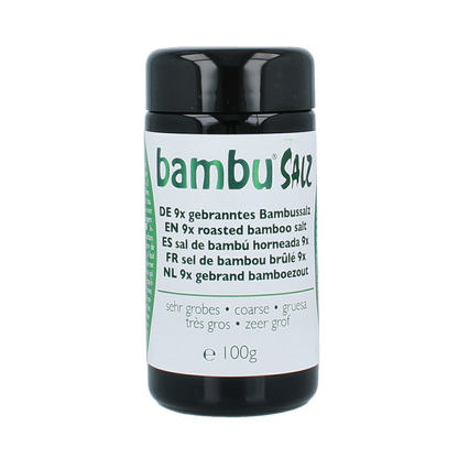 Bambu Salz Bamboezout zeer grof 9x gebrand 100.00 Gram