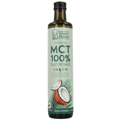 Amanprana MCT olie premium bio 500.00 Milliliter