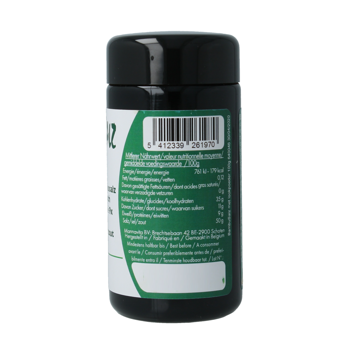 Amanprana Bambu salz knoflook 100.00 Gram