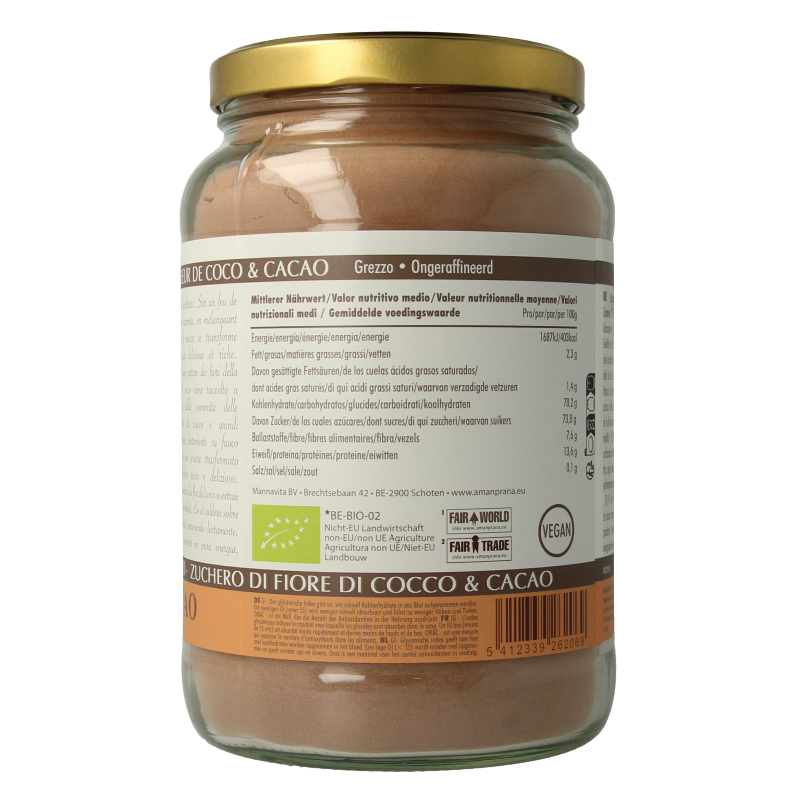 Amanprana Gula java cacao bio 1300 Gram