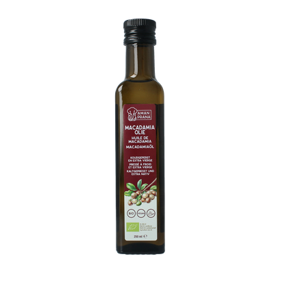 Amanprana Macadamia olie bio 250.00 Milliliter