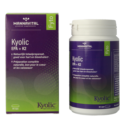 Mannavital Kyolic EPA & K2 80 Capsules