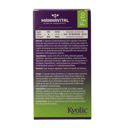Mannavital Kyolic EPA & K2 80 Capsules