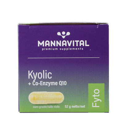 Mannavital Kyolic + co-enzym Q10 60 Capsules