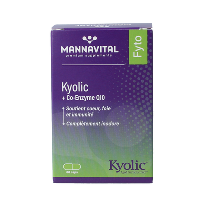 Mannavital Kyolic + co-enzym Q10 60 Capsules