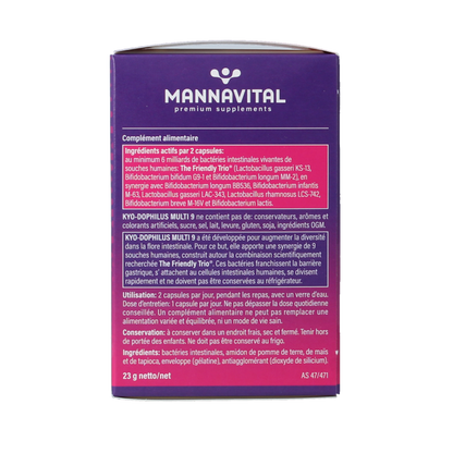Mannavital Kyo dophilus multi 9 60 Capsules