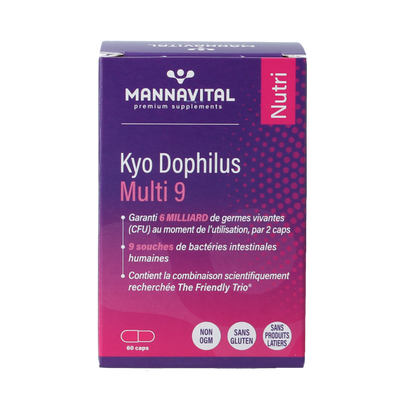 Mannavital Kyo dophilus multi 9 60 Capsules