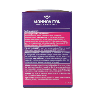 Mannavital Kyo dophilus multi 9 60 Capsules