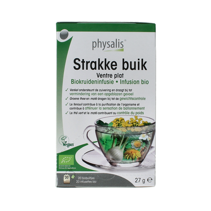 Physalis Strakke buik thee bio 20.00 Zakjes