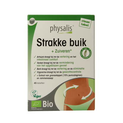 Physalis Strakke buik bio 45 Tabletten