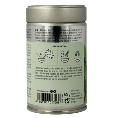 Biotona Premium matcha tea bio 80 Gram