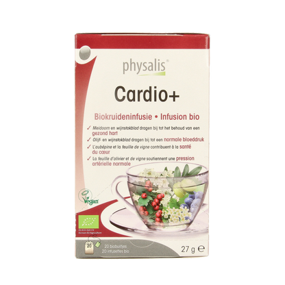 Physalis Cardio + infusie bio 20 Stuks