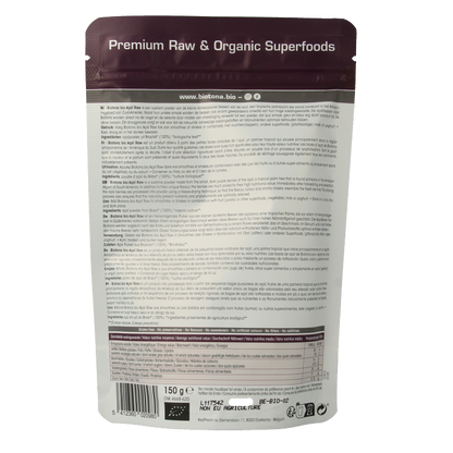 Biotona Acai raw powder bio 150 Gram