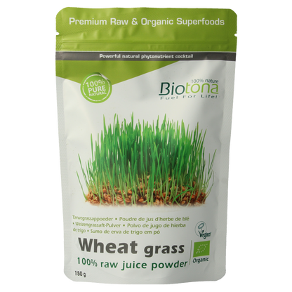 Biotona Wheat grass raw bio 150 Gram