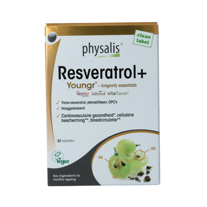Physalis Resveratrol + vegan 30 Tabletten