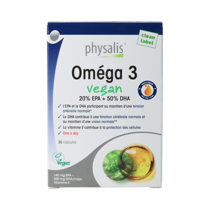 Physalis Omega 3 vegan 30.00 Capsules