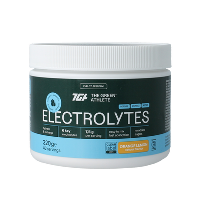 The Green Athlete Electrolytes orange lemon 320 Gram