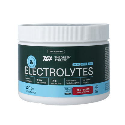 The Green Athlete Electrolytes red fruits 320.00 Gram