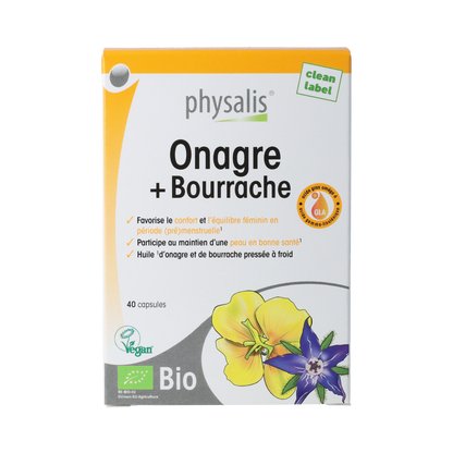 Physalis Physalis Teunisbloem + Bernagie 40 caps BIO 40.00 Capsules