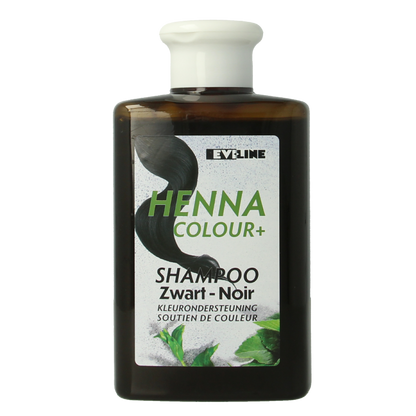 Henna Cure&Care Shampoo colour + zwart 300 Milliliter