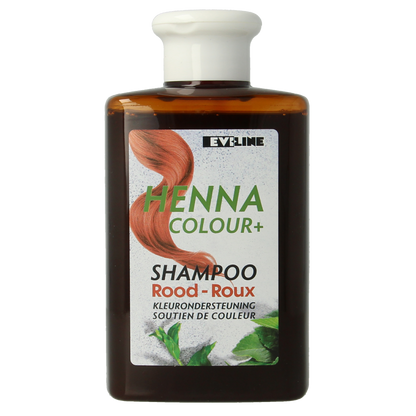 Henna Cure&Care Shampoo colour + rood 300.00 Milliliter
