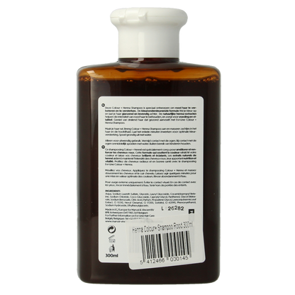 Henna Cure&Care Shampoo colour + rood 300 Milliliter