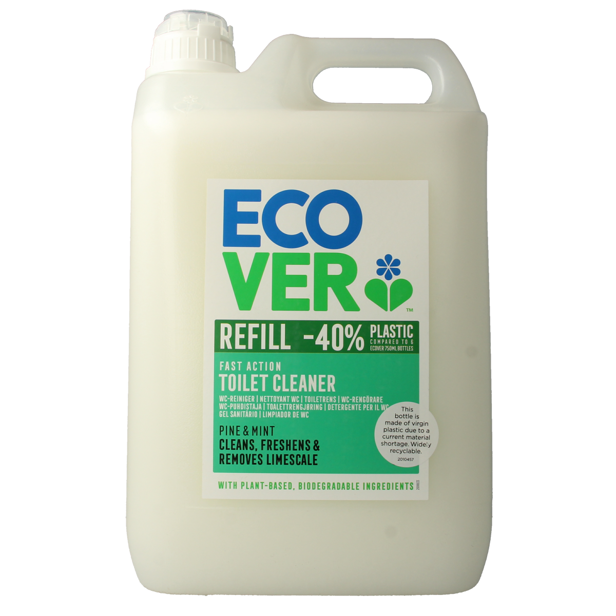 Ecover WC reiniger den en munt 5.00 Liter