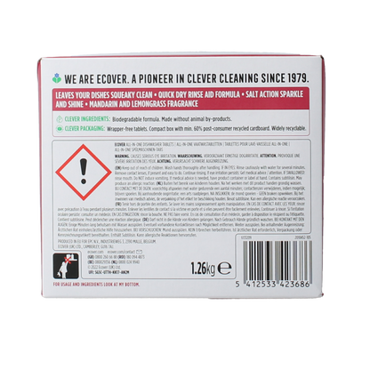 Ecover Vaatwasmachine tabletten all-in-one 72 Stuks