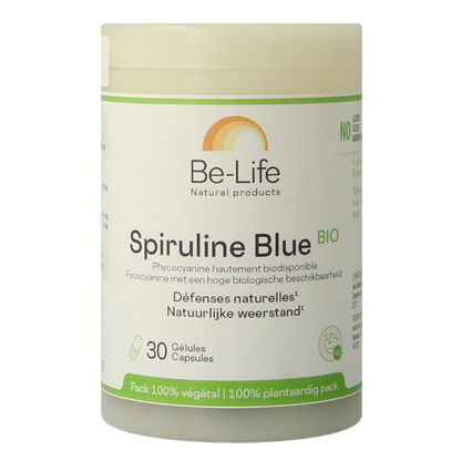 Be-Life Blauwe spirulina bio 30.00 Capsules