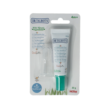 Nuby Citroganix tand-en vleesgel & vingertandenborstel 1 Set