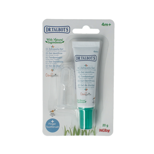 Nuby Citroganix tand-en vleesgel & vingertandenborstel 1 Set