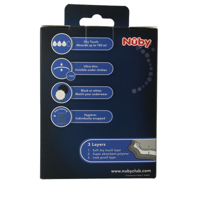 Nuby Borstcompres ultra dun 28 Stuks