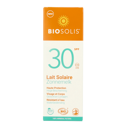 Biosolis Zonnemelk voor gezicht en lichaam SPF30 100 Milliliter