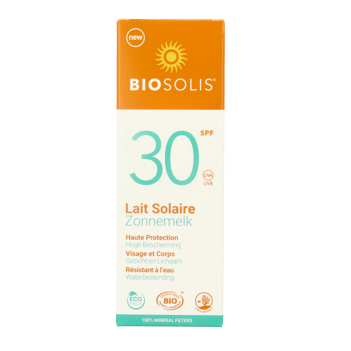 Biosolis Zonnemelk voor gezicht en lichaam SPF30 100.00 Milliliter