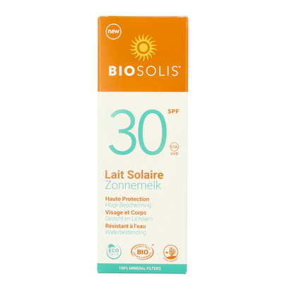 Biosolis Zonnemelk voor gezicht en lichaam SPF30 100.00 Milliliter