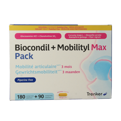 Trenker Duopack biocondil + mobility 180+90 tabletten 270 Tabletten