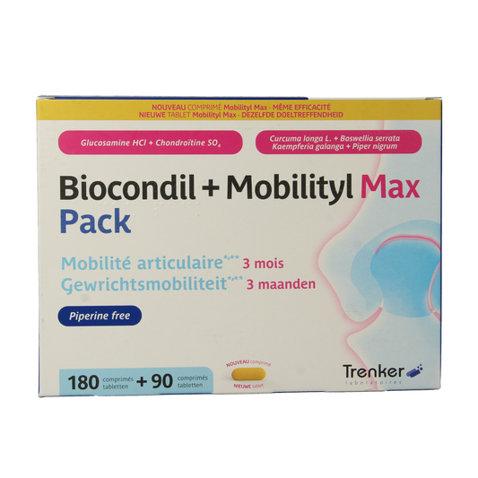 Trenker Duopack biocondil + mobility 180+90 tabletten 270.00 Tabletten