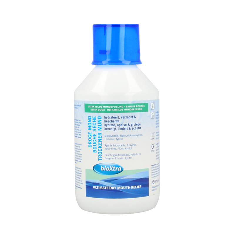 Bioxtra Mondwater zonder alcohol voor droge mond 250 Milliliter