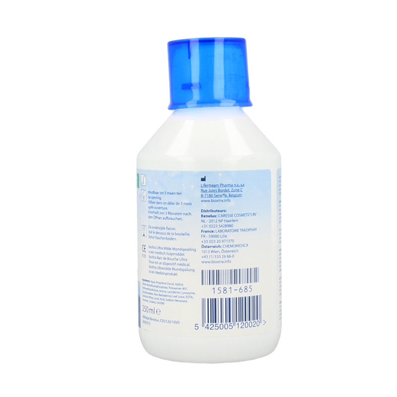 Bioxtra Mondwater zonder alcohol voor droge mond 250 Milliliter