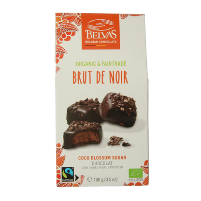Belvas Brut de noir 82% bio 100 Gram