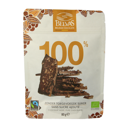 Belvas Thins dark 100% bio 80 Gram