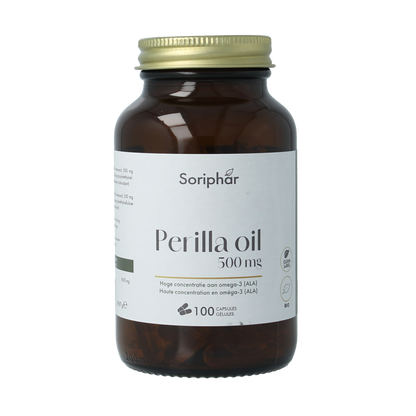 SoriaBel Perillan perilla olie 500mg bio  100.00 Capsules