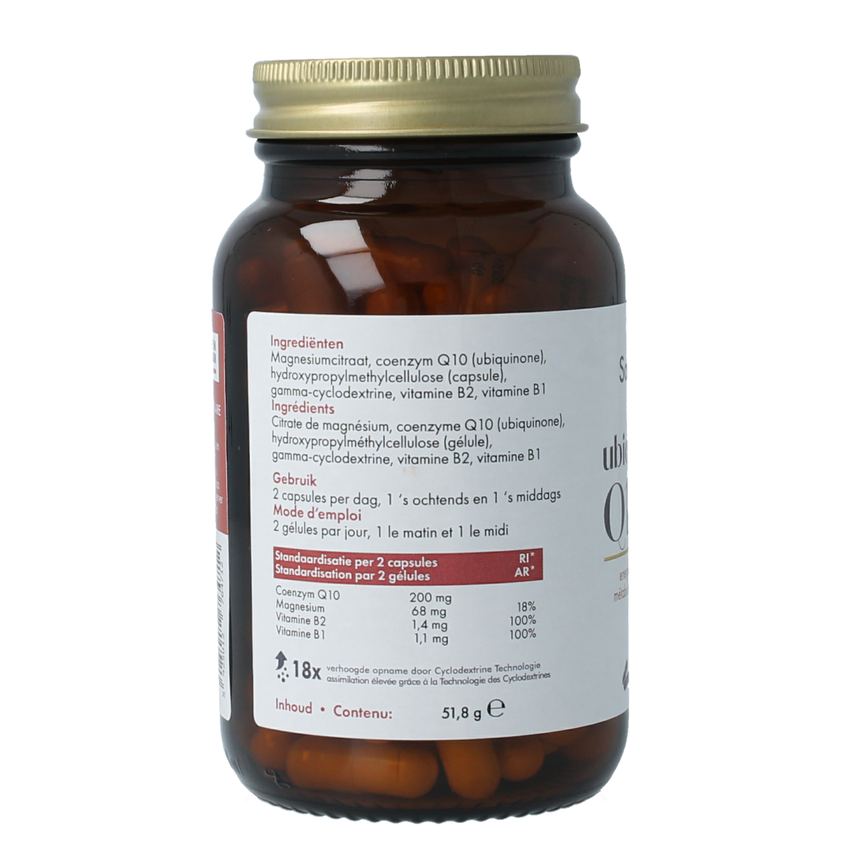 SoriaBel Ubiquinone CoQ10 100mg 90.00 Softgels