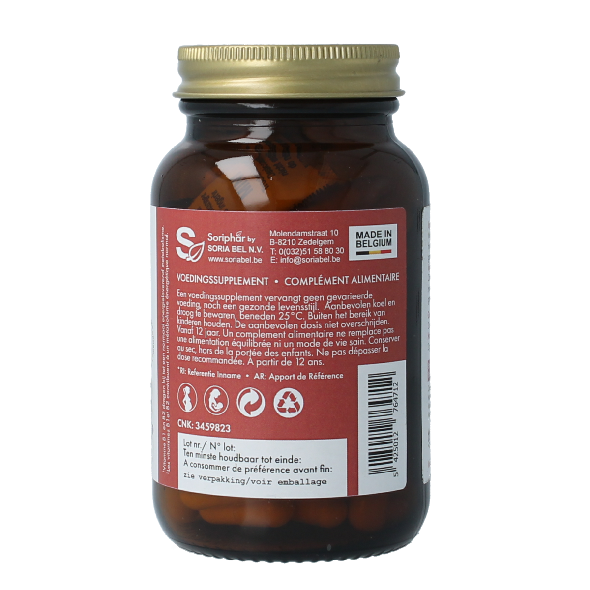 SoriaBel Ubiquinone CoQ10 100mg 90.00 Softgels
