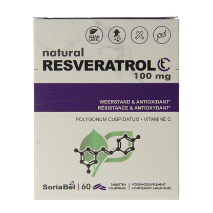 SoriaBel Resveratrol CT 100mg 60.00 Tabletten