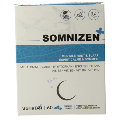 SoriaBel Somnizen plus met escholtzia 60 Capsules