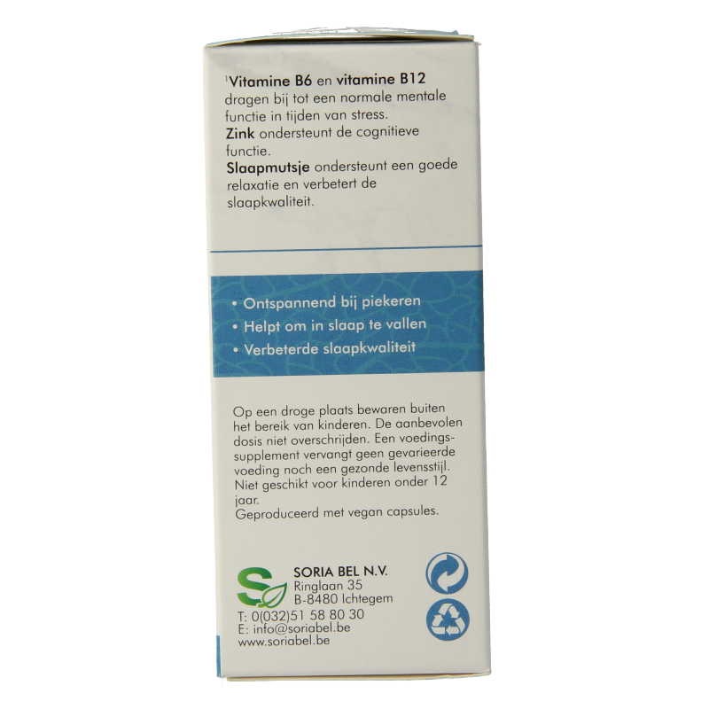 SoriaBel Somnizen plus met escholtzia 60 Capsules