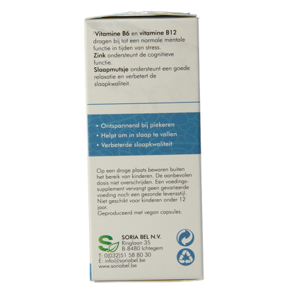 SoriaBel Somnizen plus met escholtzia 60 Capsules