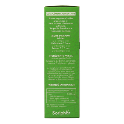 Soriphar Perilla olie omega 3 bio 50.00 Milliliter
